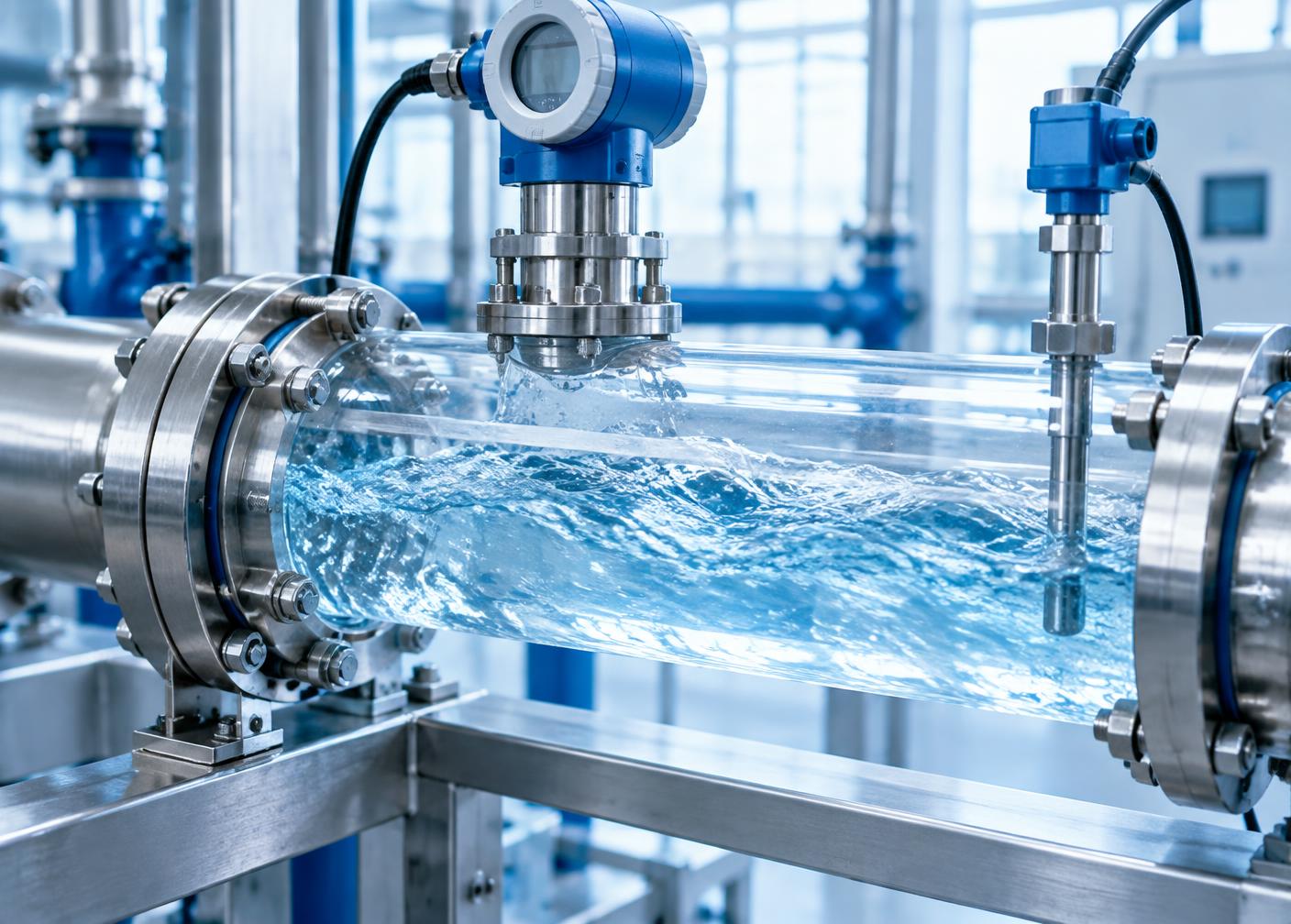 Sensori per il monitoraggio dell’acqua in una tubazione